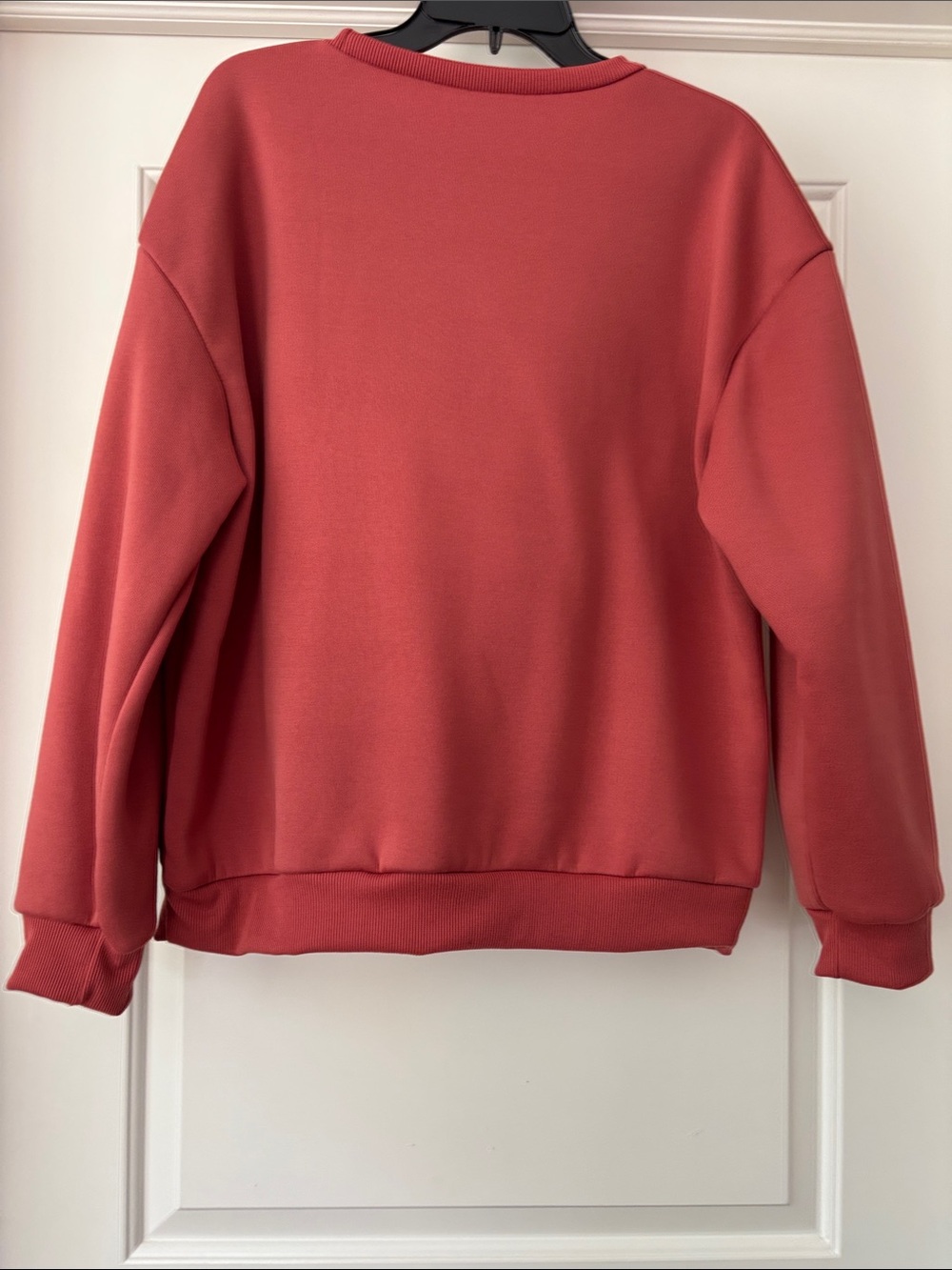 SHEIN Rust Red "always cold." Graphic Sweatshirt - New w/o Tags - Picture 2 of 4